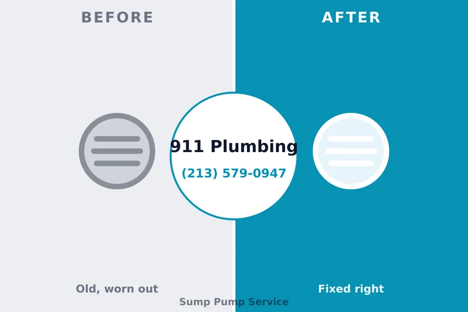 Before and after: plumbing repair Las Campanas, NM